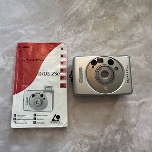 VTG Canon ELPH LT Camera Ultra Compact APS Drop In Film Point & Shoot 1998